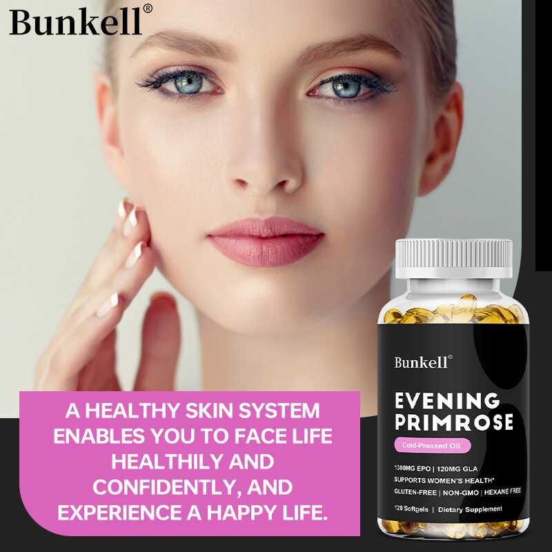 Evening Primrose Oil 1300 mg with GLA 30/60/120 Softgel Oil Supplement