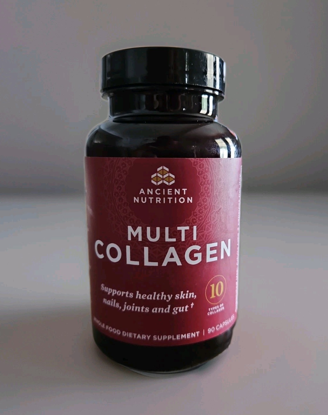 Ancient Nutrition Multi Collagen 90 Caps Supports Healthy Skin, Nails, 09/28