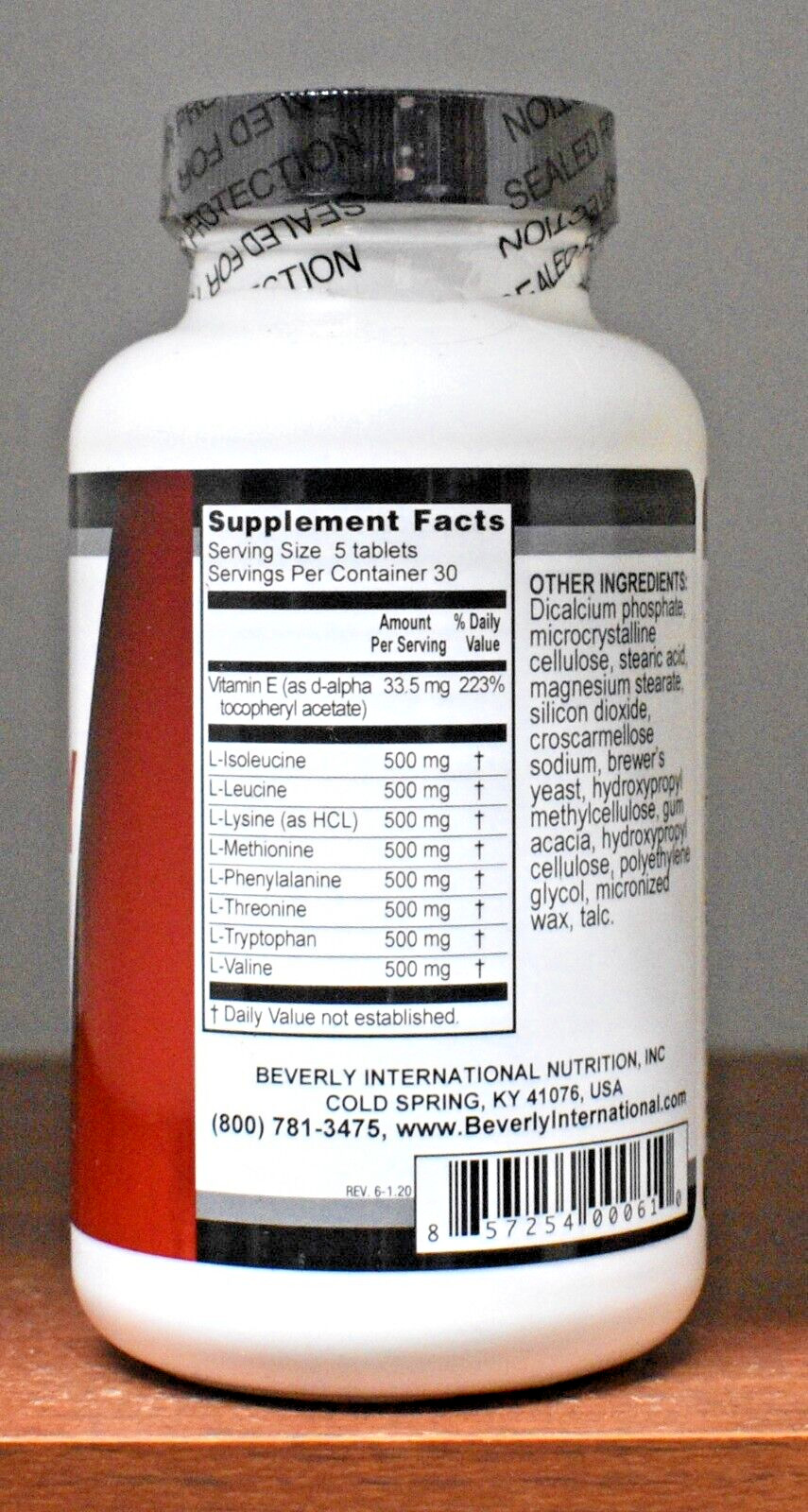 Beverly International Density 150 tablets Pharmaceutical-Grade EAA Supplement