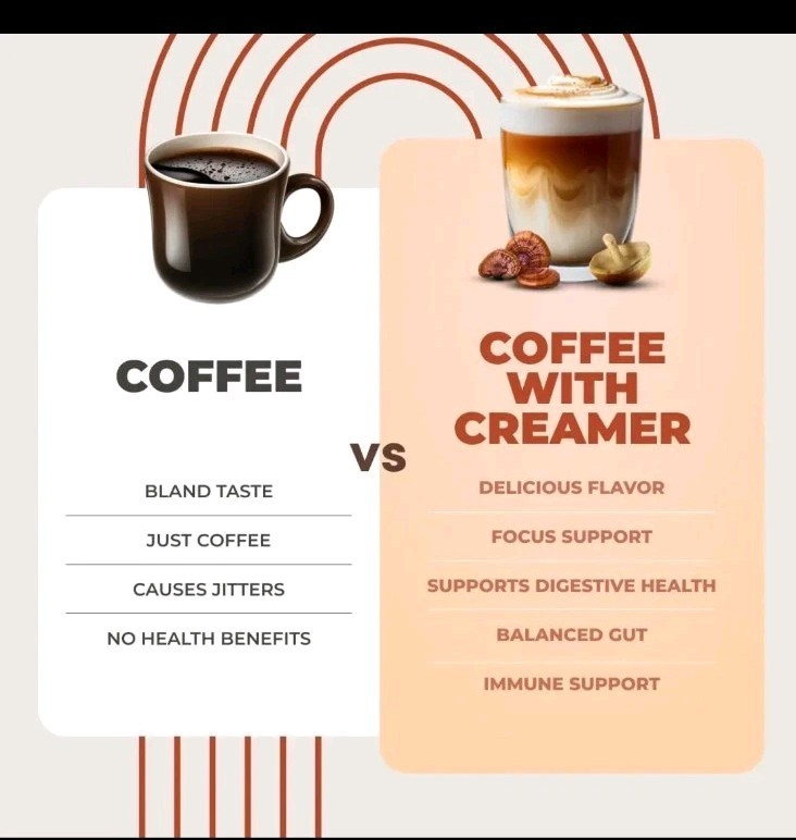 (2) Pack Ryze Probiotic Coffee Creamer Vanilla w/6 Mushrooms Organic 30 Servings