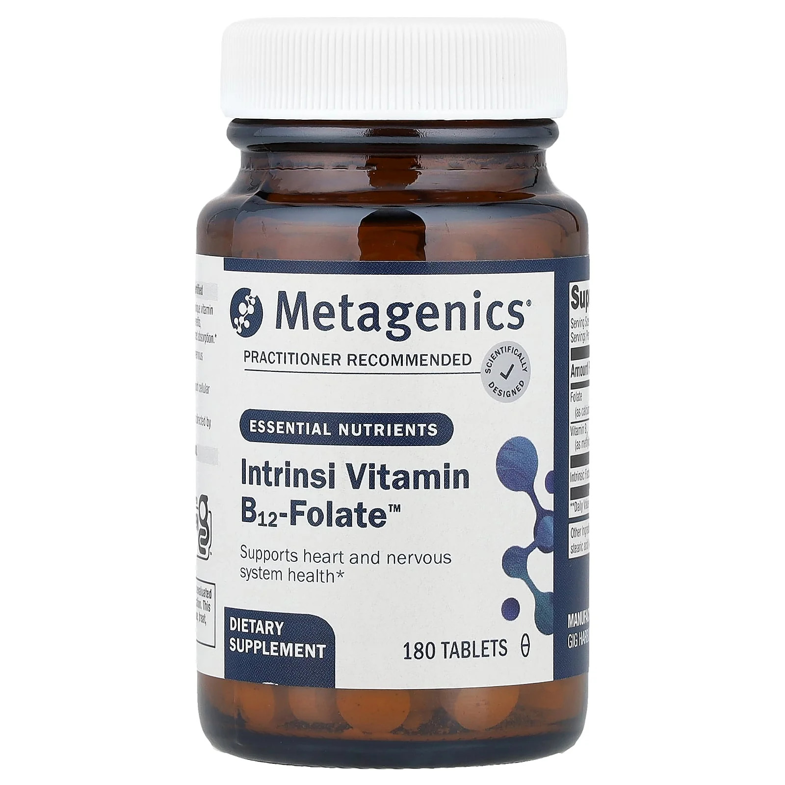 2 X Metagenics, Intrinsi Vitamin B12-Folate™, 180 Tablets