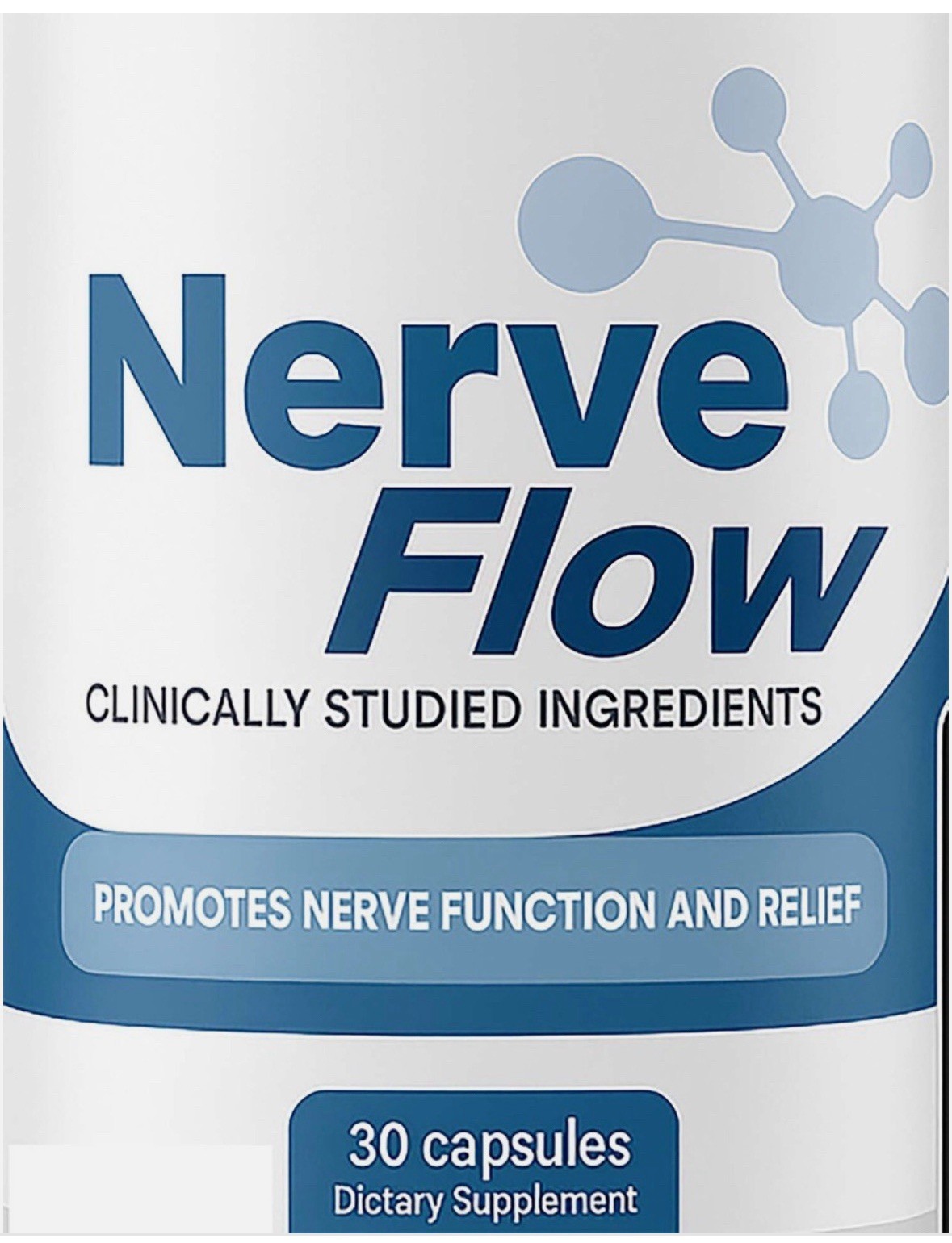 Nerve Flow Nerve Health and Function Support Dietary Supplement 30 Capsules