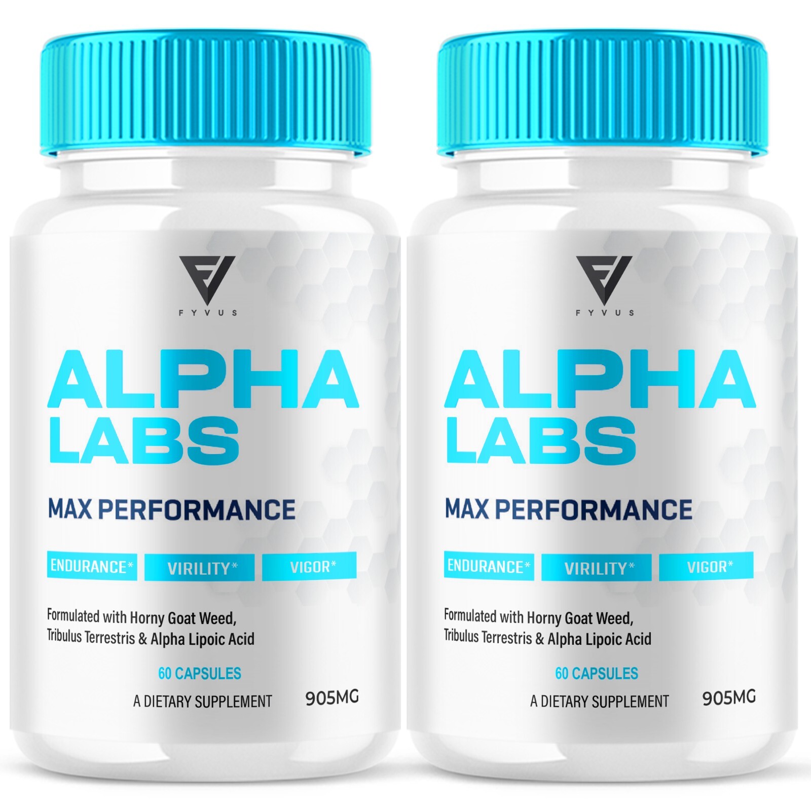 (2 Pack) Alpha Labs Max Performance Supplement AlphaLabs Pills (120 Capsules)