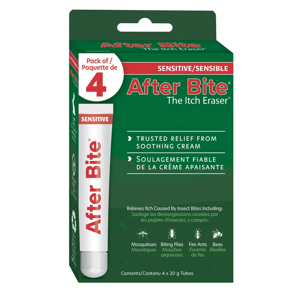 After Bite Sensitive Itch Eraser Trusted Relief Soothing Cream 4x 20g ea NEW