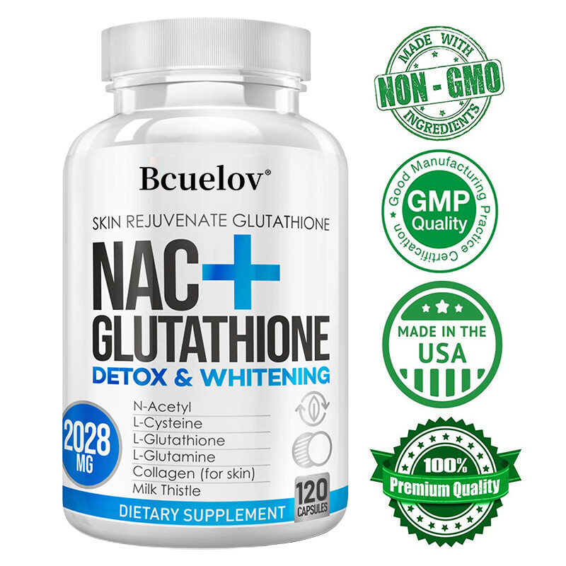 L -Glutathione NAC Collagen Detoxification Whitening Antioxidant