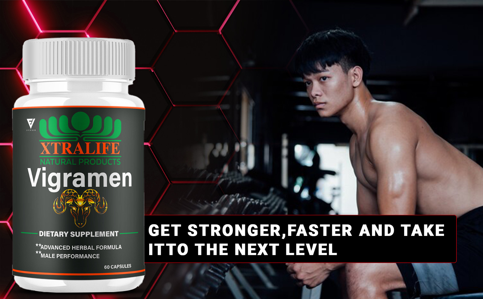 Vigramen Pills Vigra Men Maximum Performance Supplement (60 Capsules)