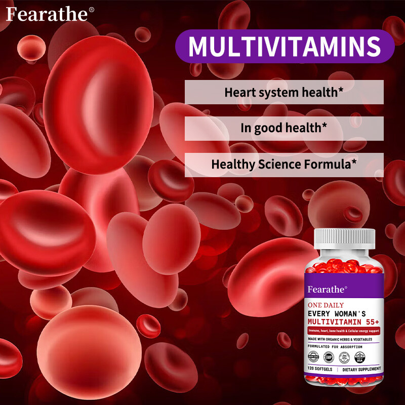 Women’s Multivitamin 55+ Supplement Gentle on the Stomach 10/2026