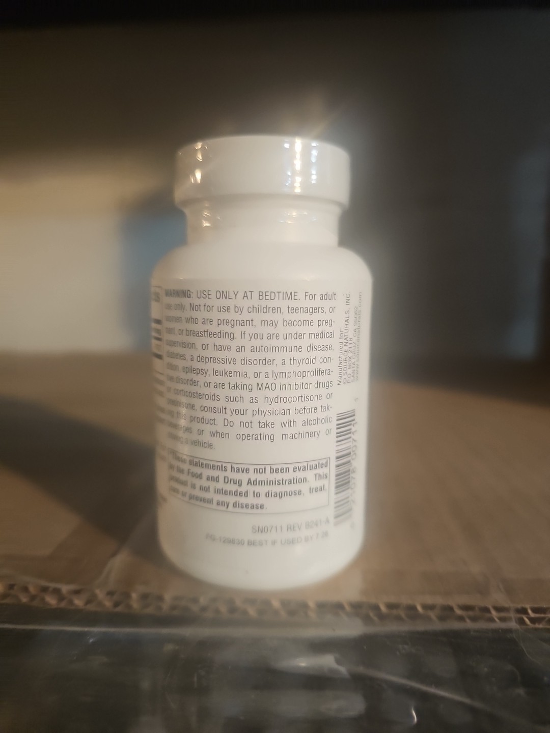 1 Case of Source Naturals Melatonin 1.mg, Peppermint, 300 lozenges each =3600