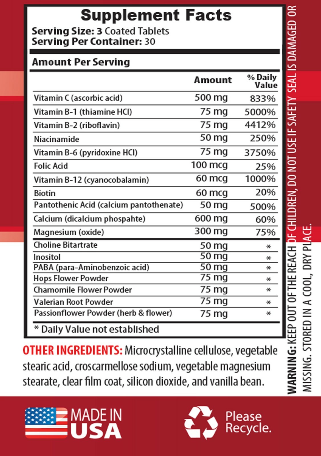 mood boost – STRESS B W/ C – lower blood pressure naturally supplements 2 BOTTLE