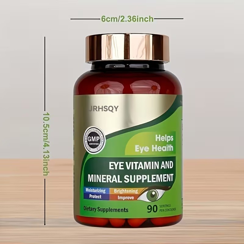 3 bottles Advanced Eye Vitamins and Mineral Supplement with Lutein& Zeaxanthin+