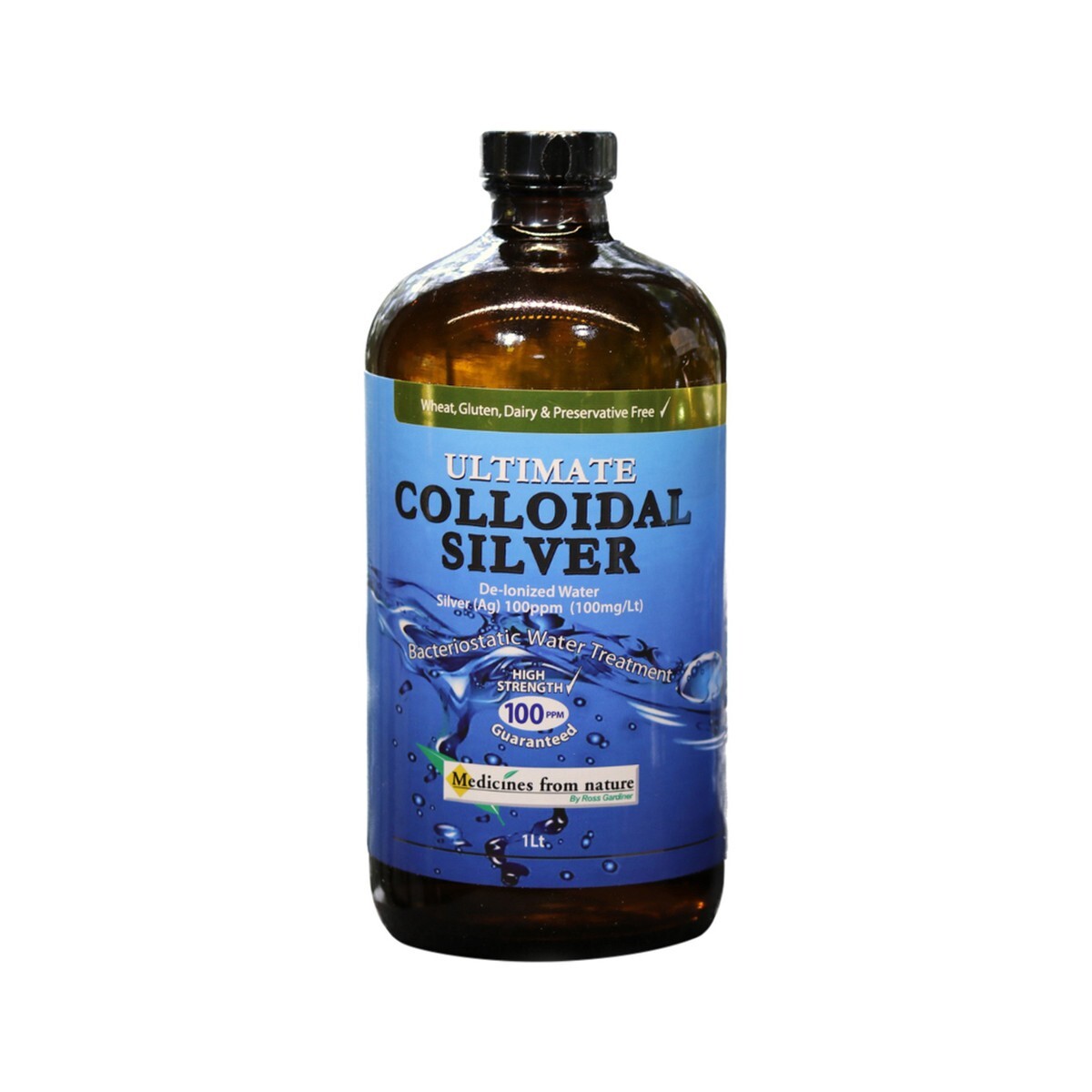 New Medicines From Nature Ultimate Colloidal Silver 100ppm 1L