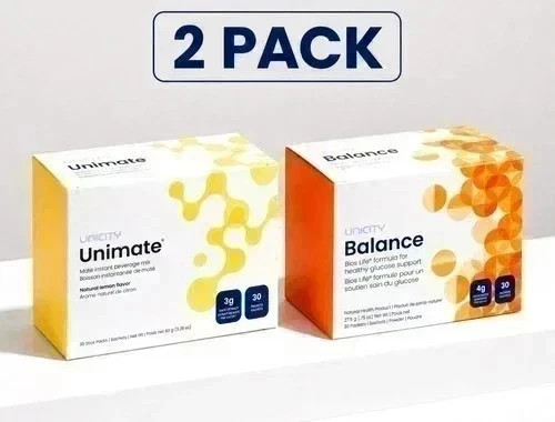 Combo-Unicity Unimate LEMON and Unicity Balance Natural Orange Flavor