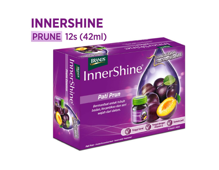 Brand’s InnerShine PRUNE ESSENCE + Vitamin E 12’s x 42ML For Well-Being & Beauty