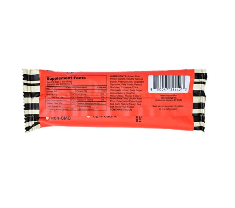 Kreatures of Habit DAILY BAR 20g Plant-Based Protein 3g Creatine Gluten-Free No