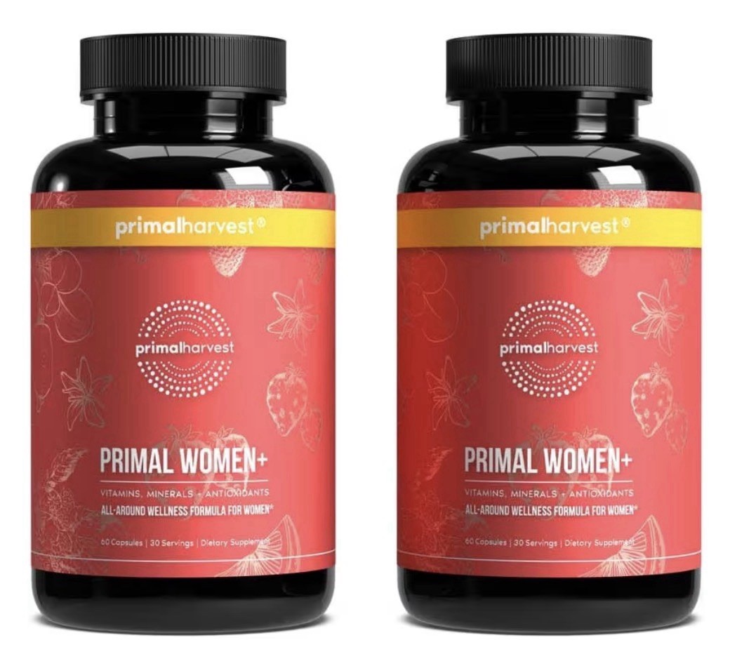 Primal Harvest Women+ Multivitamin All Around Multivitamin Formula 2 Packs