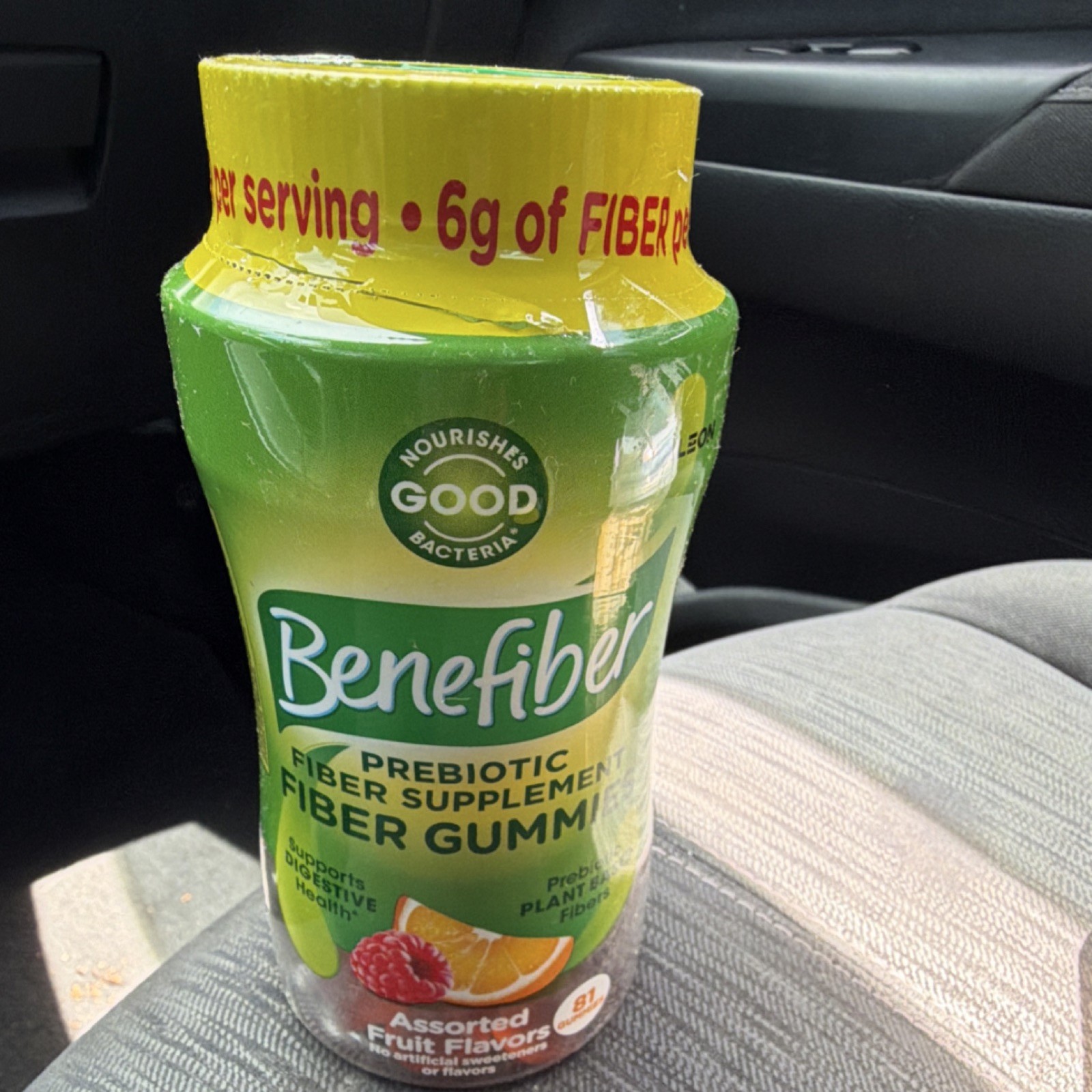 Benefiber Prebiotic Fiber Gummies Digestive Support 82ct 6g Assorted Exp 06/2027