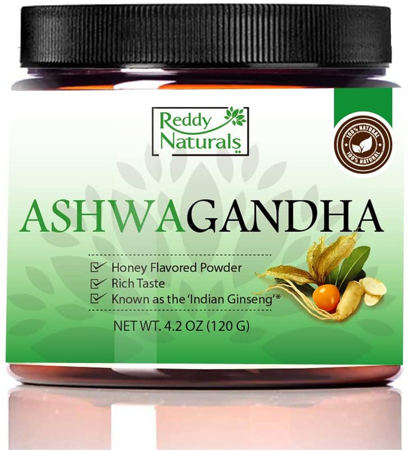Organic Ashwagandha Root Powder with Superior Absorption Formula Honey Flavored