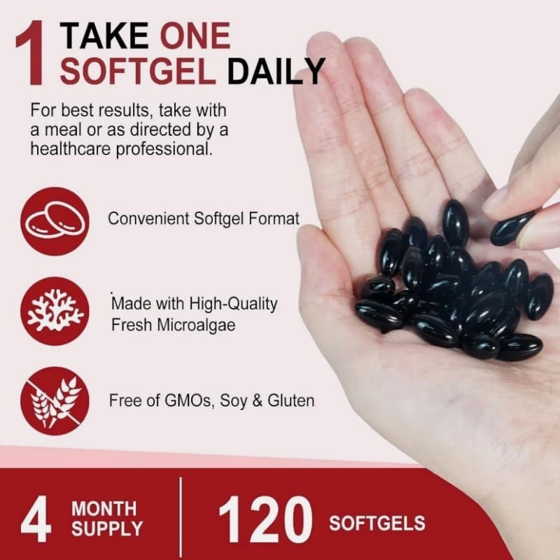 12mg 120 Softgels Astaxanthin Capsuless, Premium Antioxidant Supplements Premium