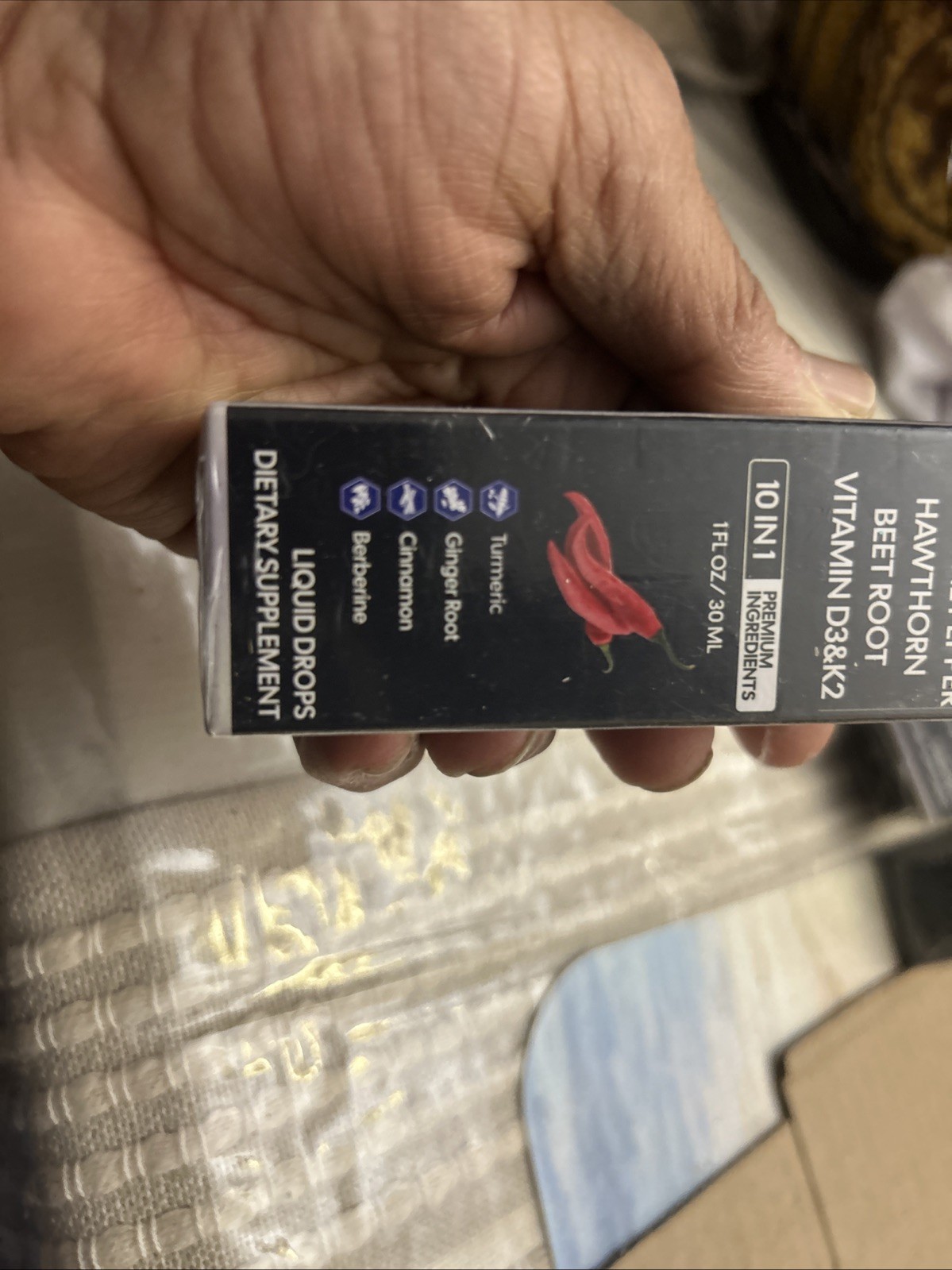 3 X Mecisco Cayenne Pepper Hawthorn Beet Root D3 K2 Liquid Drops 1 oz Supplement