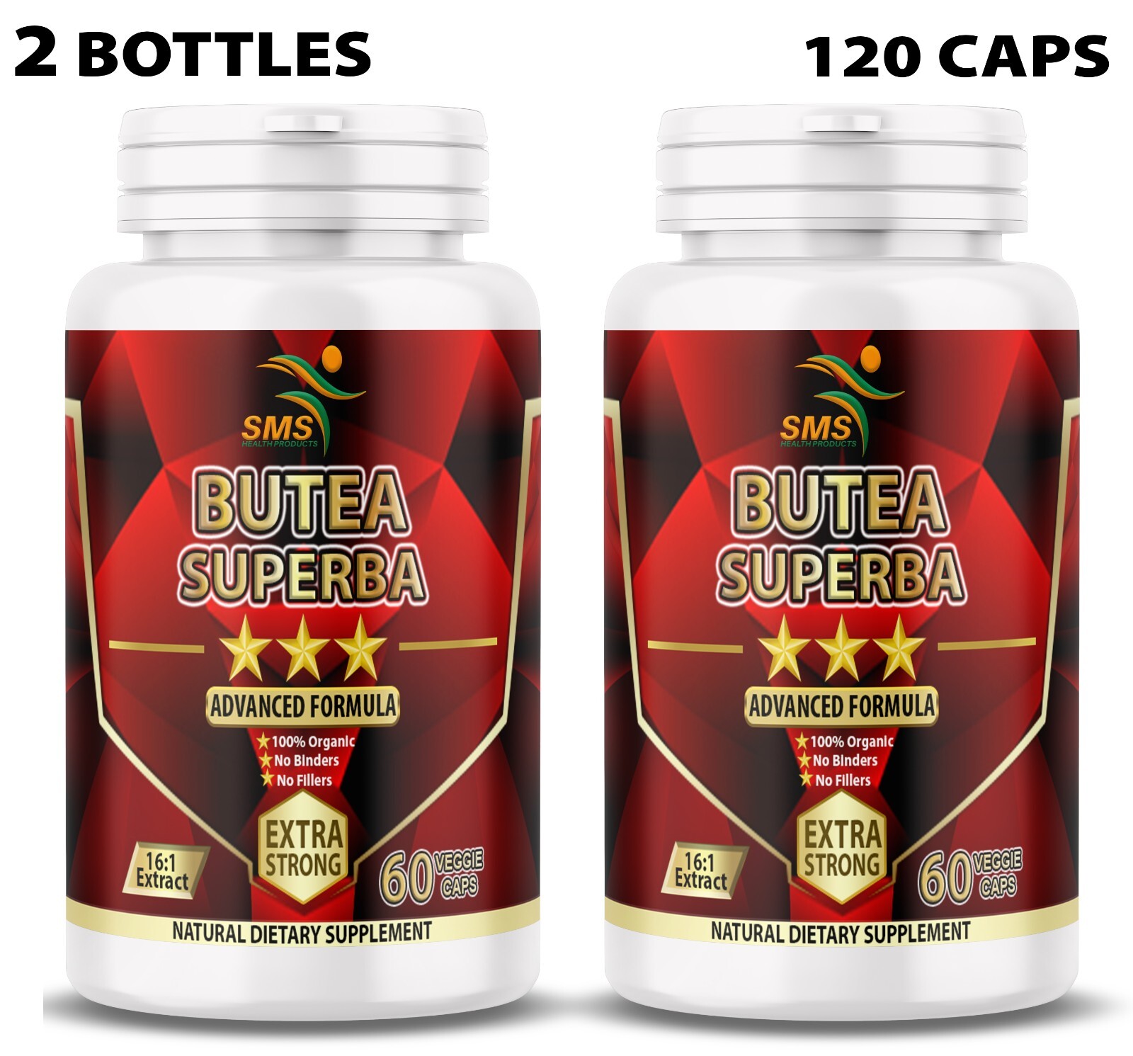 Butea Superba Pills Red Kwao Krua 1000mg DAILY Mens Health ORGANIC 120 CAPS