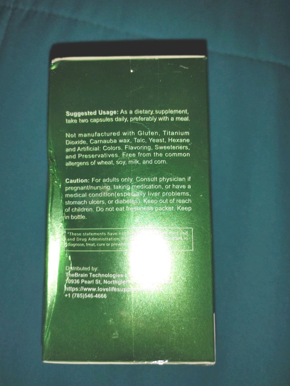 Love Life Tinnitus Supplements Support Ringing Ears 120 Capsules Exp 03/2028