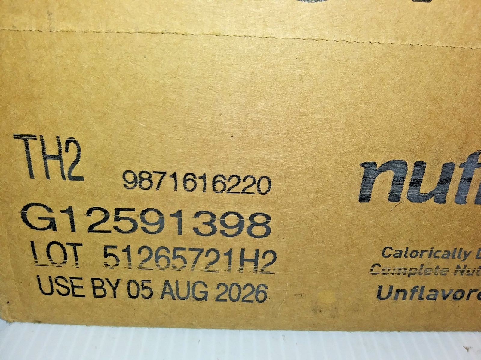 Nutren 1.5 Tube Feeding Formula Unflavored 8.45 oz Carton 24 Ct Use by 8/26