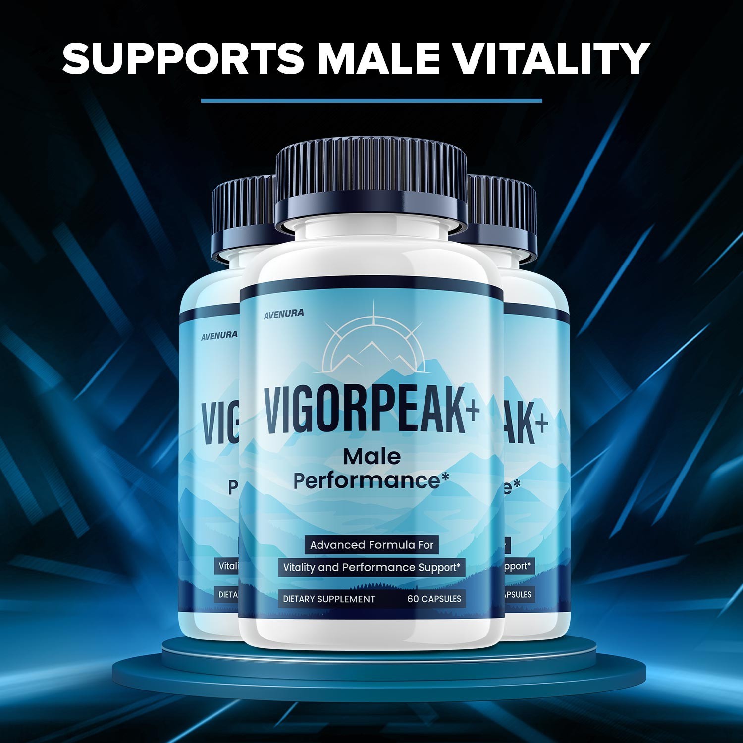 (1 Pack) VigorPeak for Men Capsules – Vigor Peak Advanced Formula Natural Blend