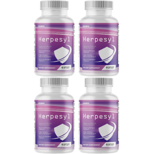 Herpesyl Advanced Defense Formula Dietary Supplement – 4 Bottles