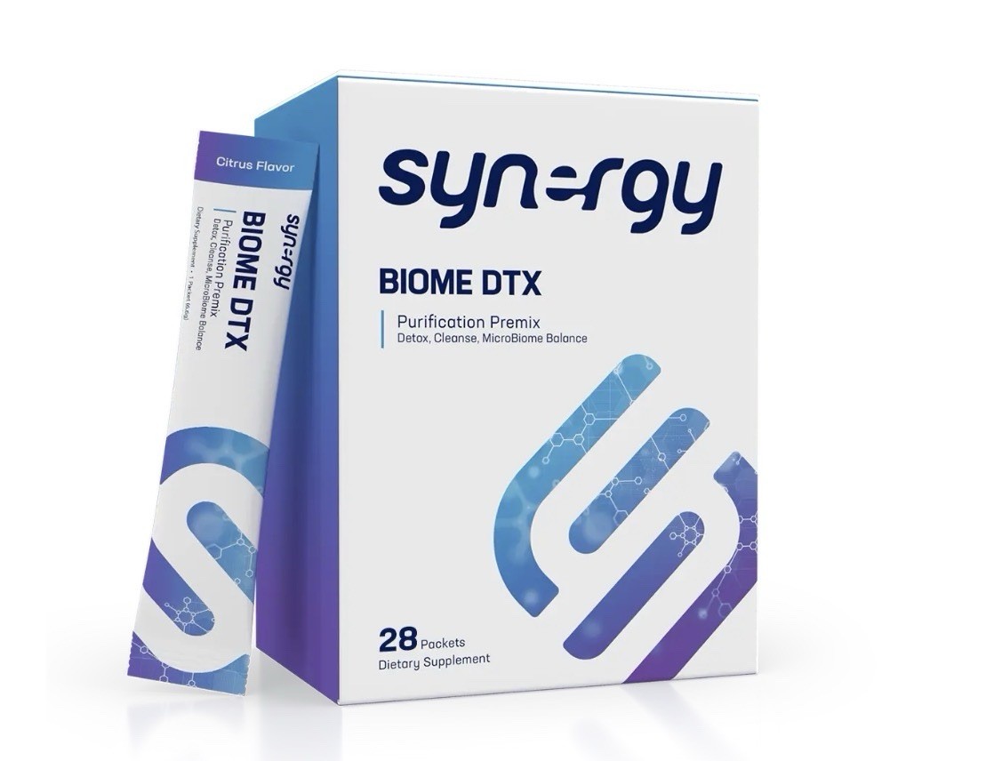 Biome DTX Purification Premix Citrus Flavor Detox Cleanse 28 Packets