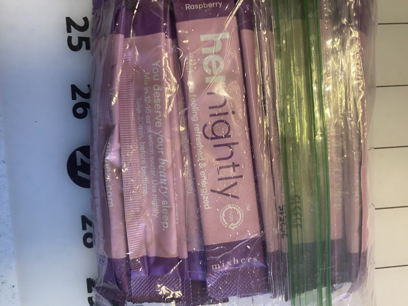 MIXHERS Hernightly Sleep Aid 15 Indiv. Servings Chocolate Help Support Sleep!