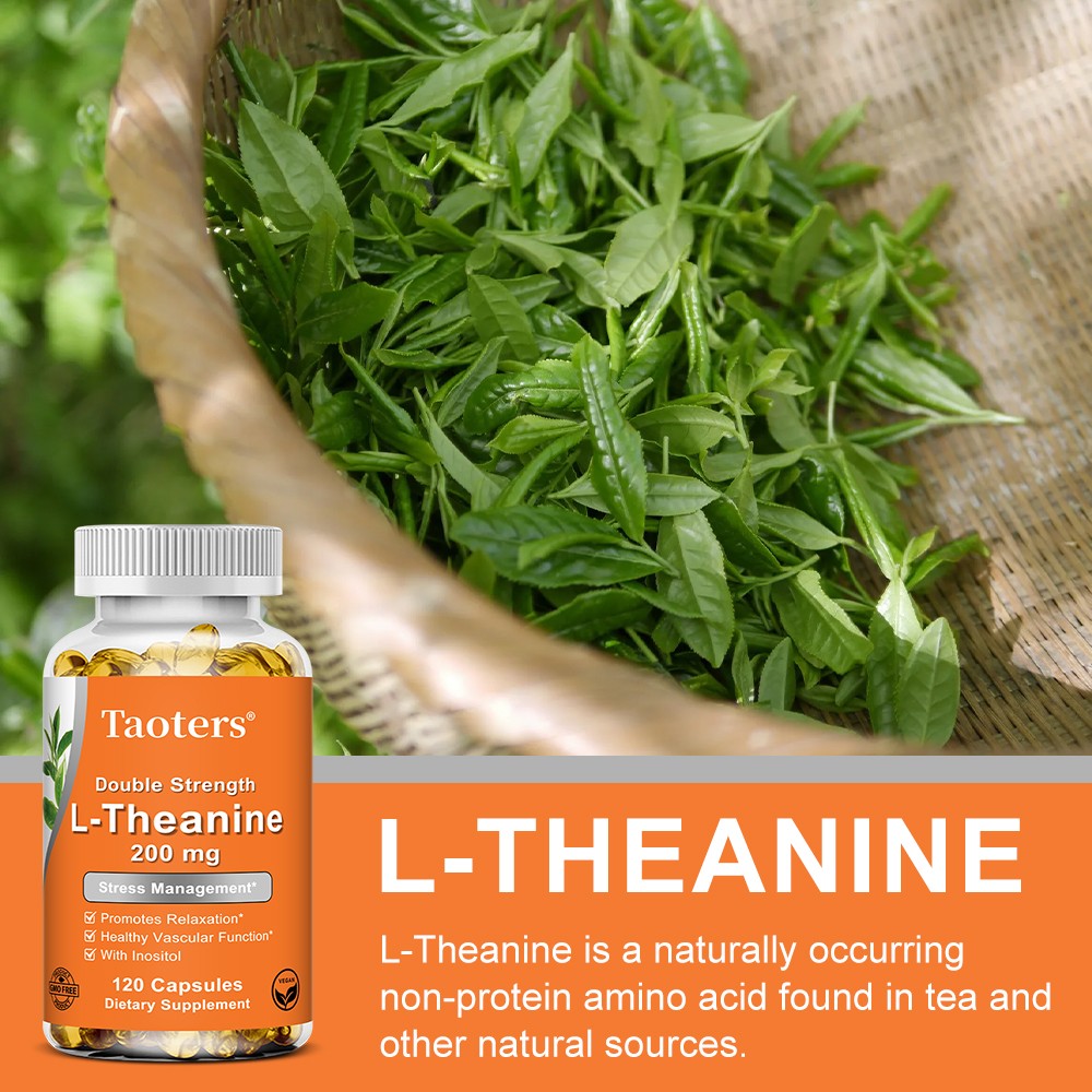 L Theanine Supplements Stress Management Promotes Relaxation Vascular Function
