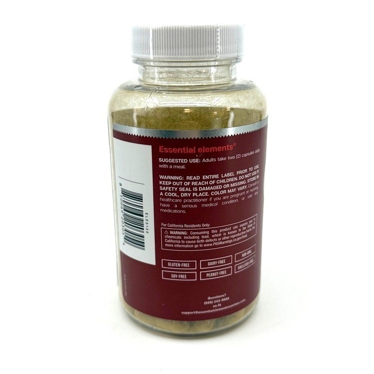 Essential Elements GI GluControl 1140mg Berberine Cinnamon 60 Capsules Exp 06/27