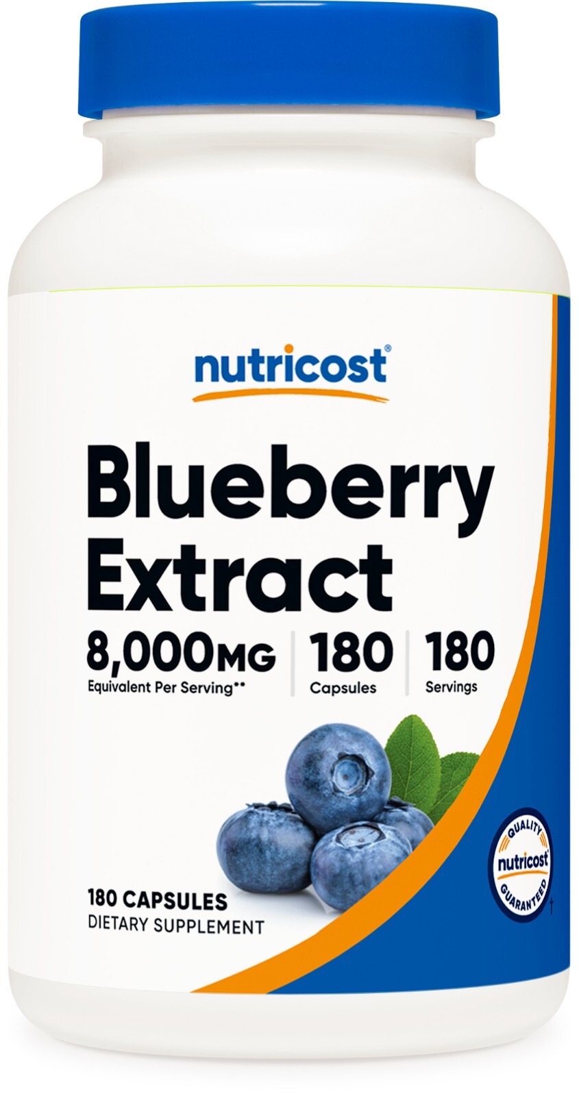 Nutricost Blueberry Extract 8000mg Strength, from 160mg 50:1 Extract