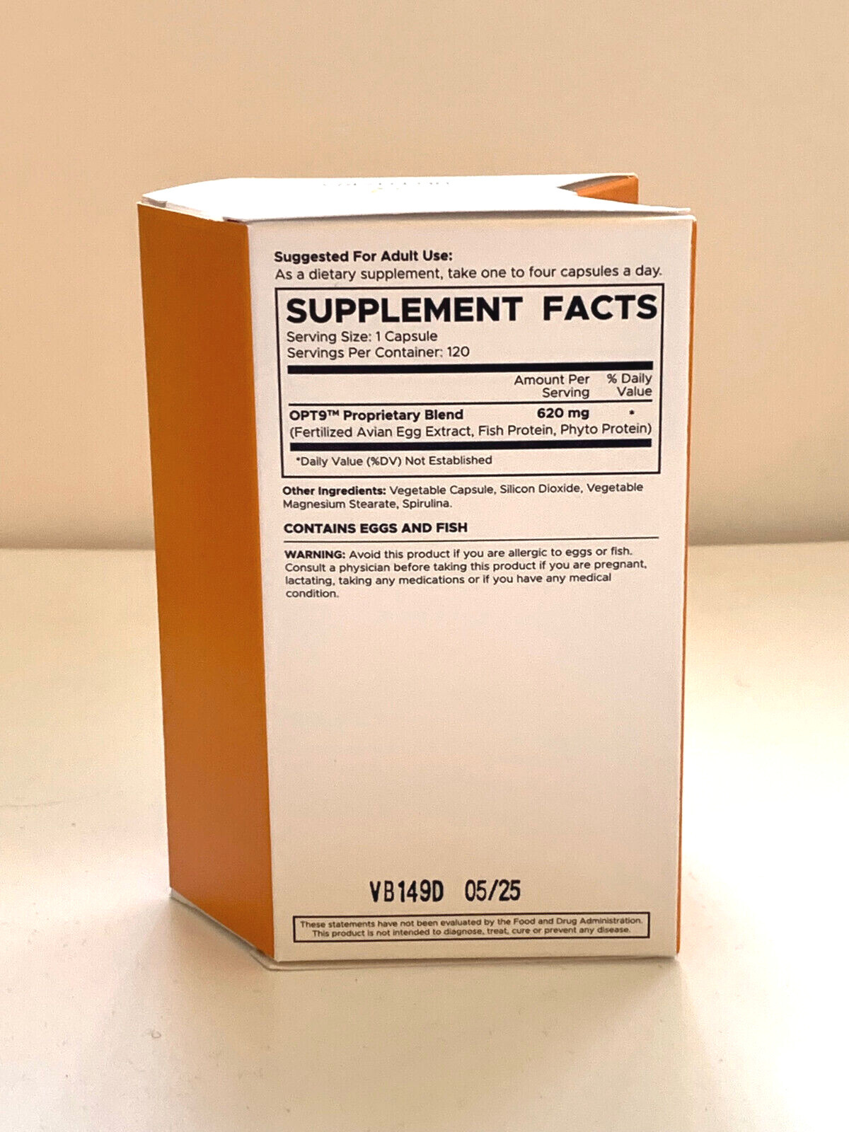 ONE BIG Eco bottle of Laminine Amino Acids 120 caps. Supplement of LifePharm.