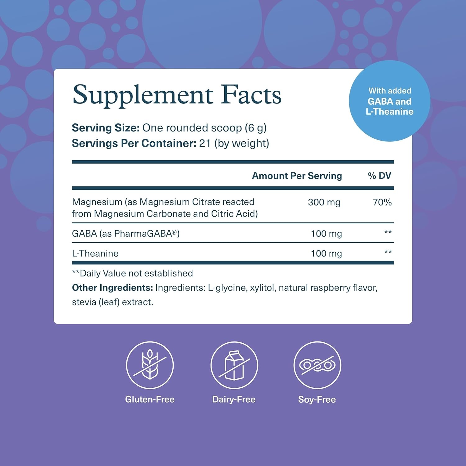 Youtheory Relax Magnesium Powder Vegan Stress Relief Supplement Berry, 4.4 oz