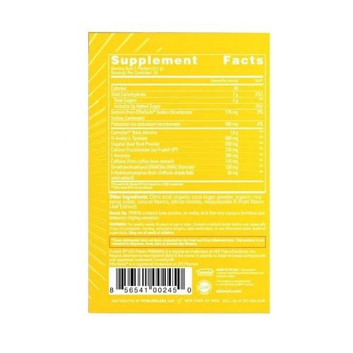 Your Workout Crusher Pow Pre-Workout Powder 15 Count