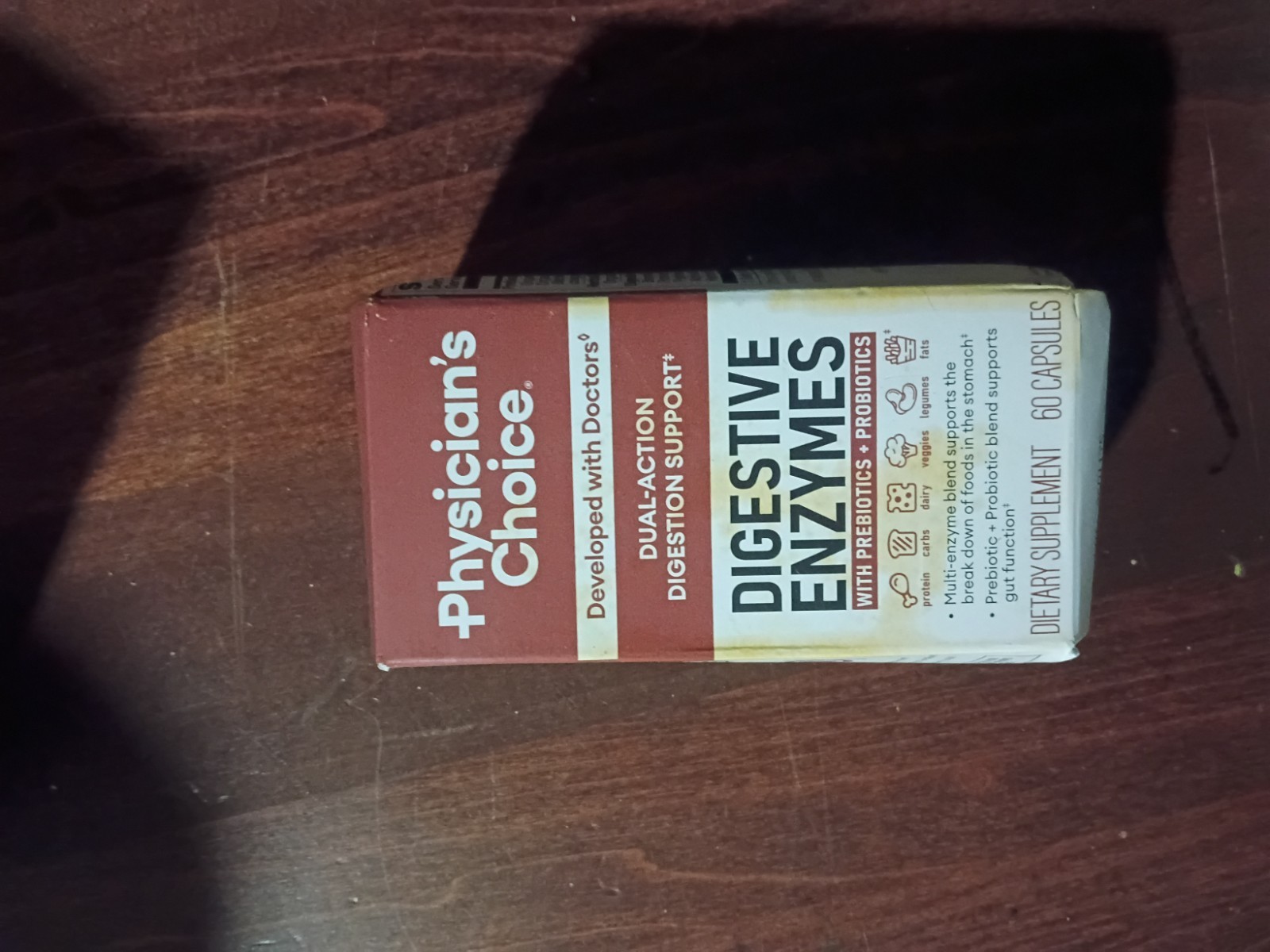 Physician’s Choice Digestive Enzymes + Prebiotics & Probiotics, 60 Capsules