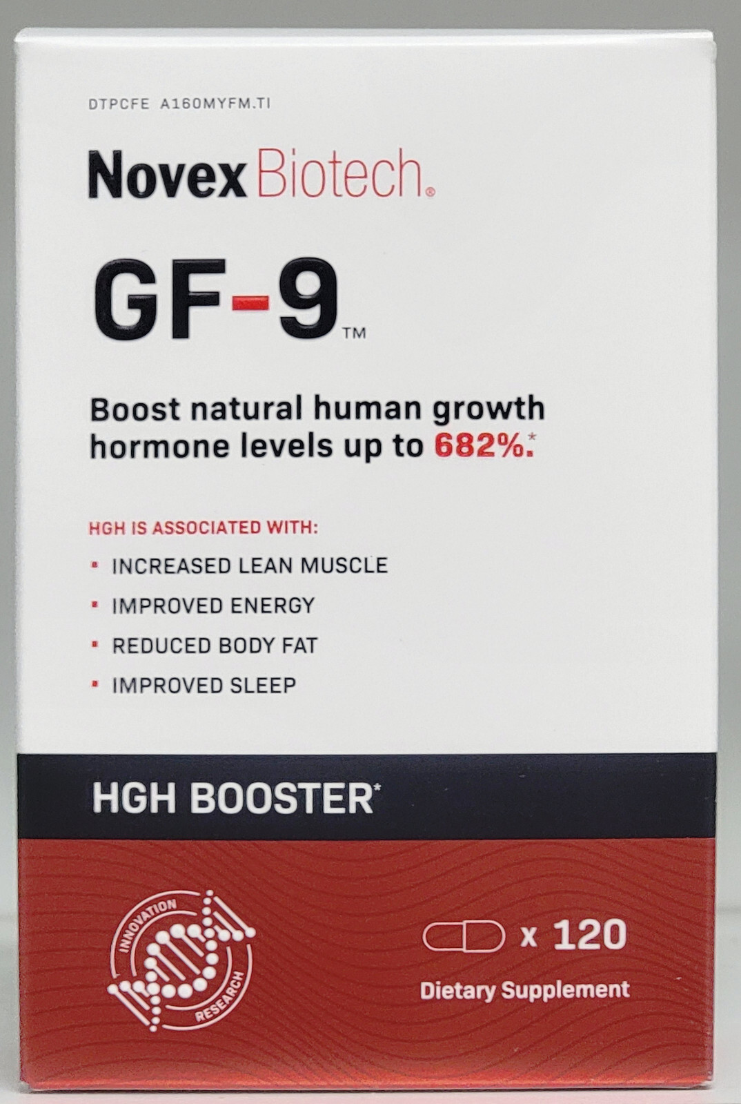 Novex Biotech Growth Factor 9 Dietary Supplement GF-9 120 Caps