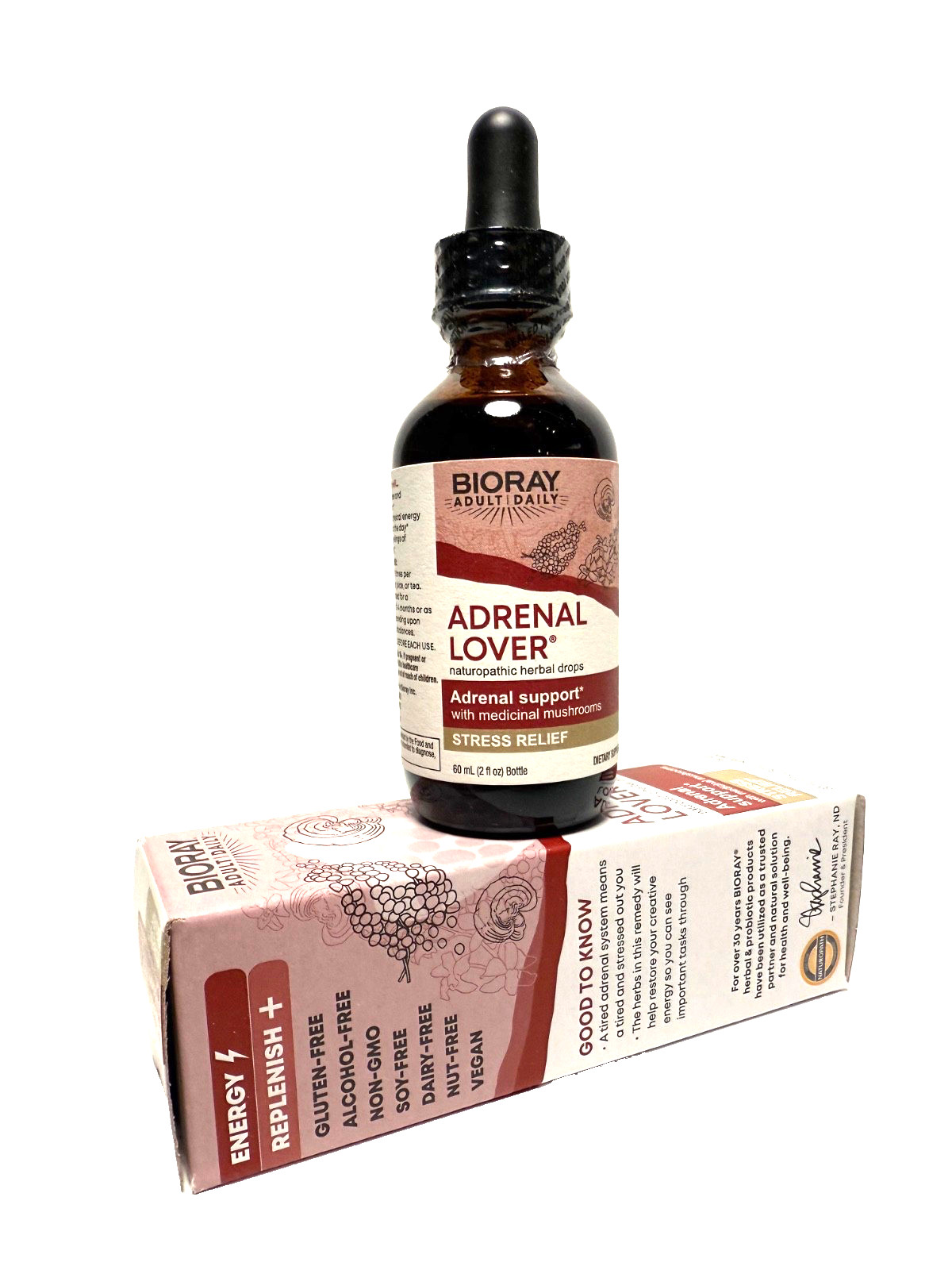 BIORAY Adult Daily Adrenal Lover 2 fl oz Exp 3/2029