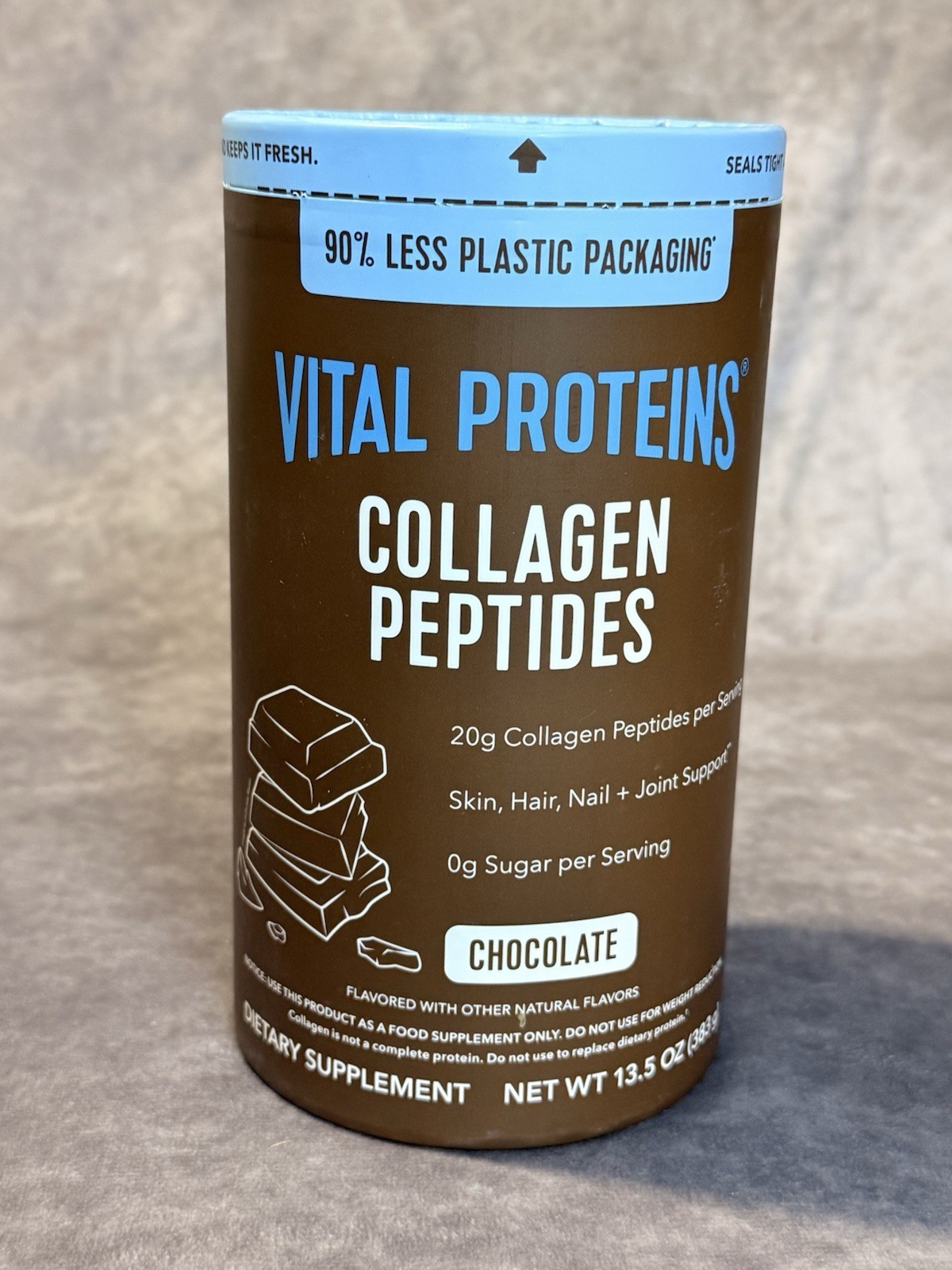 Vital Proteins Collagen Peptides Chocolate Powder Non-GMO Certified Sport 13.5oz