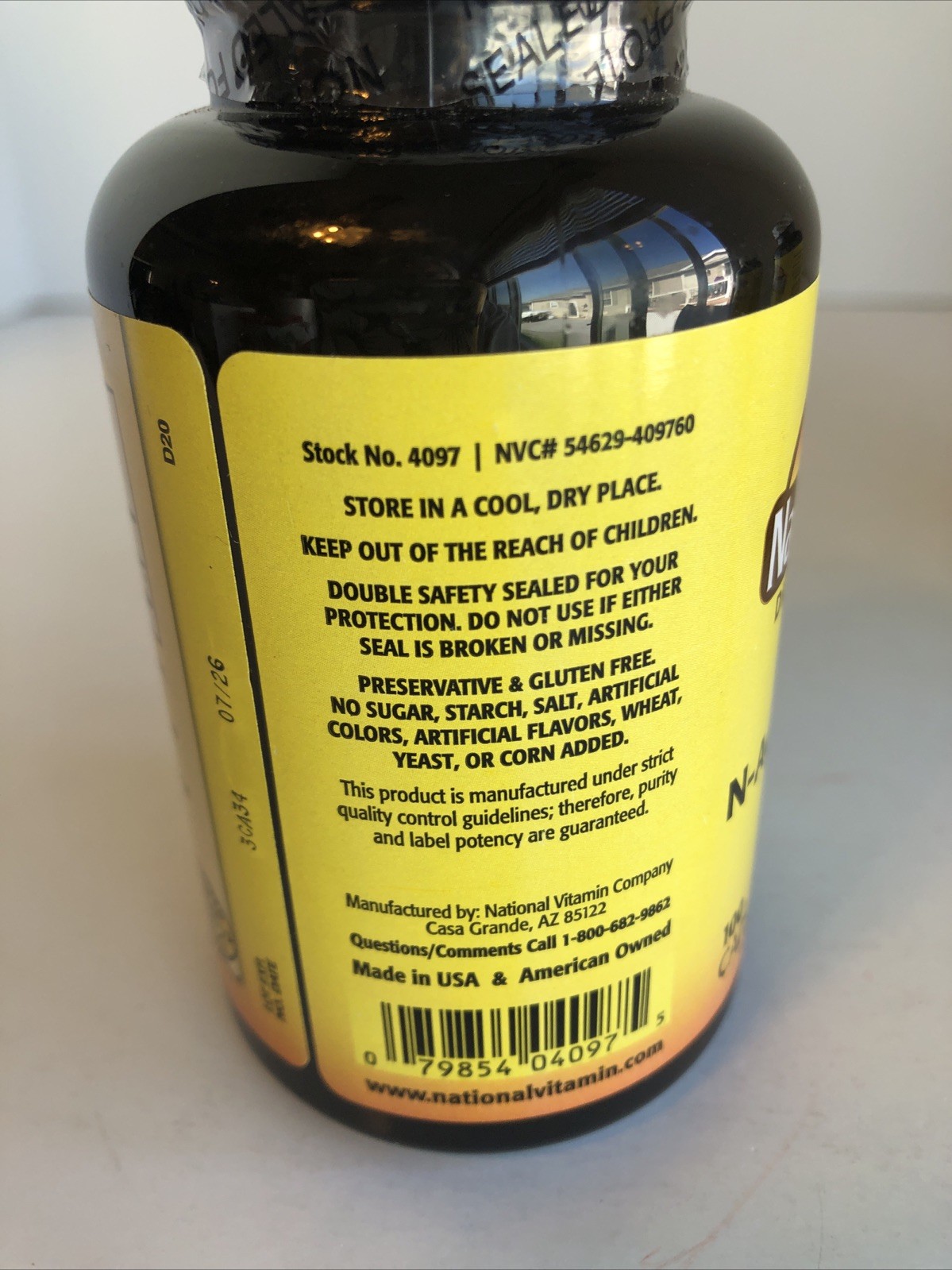 3 Bottles Nature’s Blend NAC N-Acetyl-L-Cysteine 600mg 100ct Capsules Each