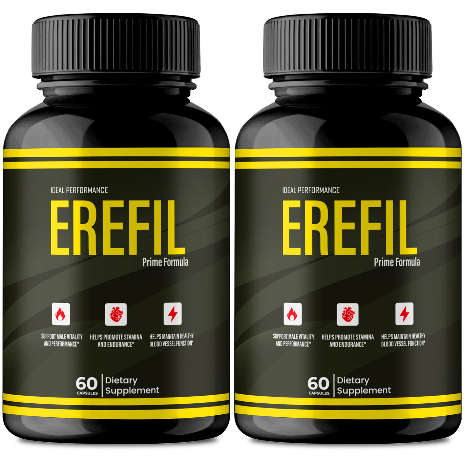 Erefil Supplement Capsules, Advanced Erefil Natural Pills (2 Pack)