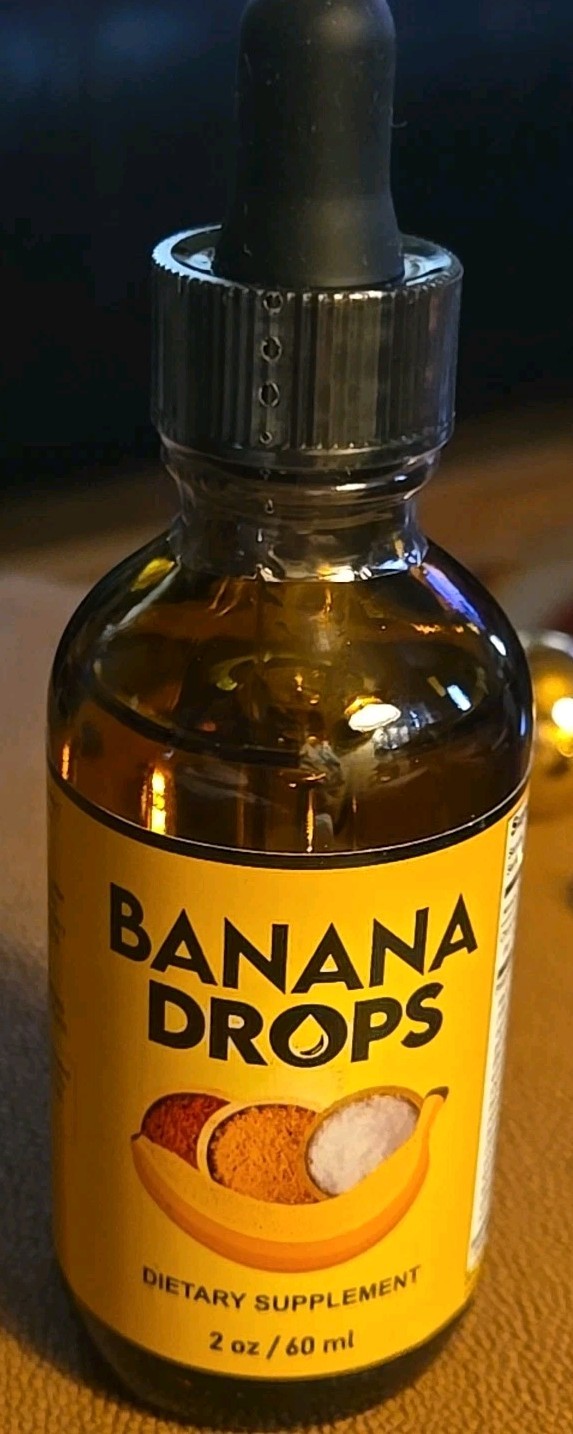 Banana Drops Advanced High Potency Formula, Liquid Supplement (1 Pack)