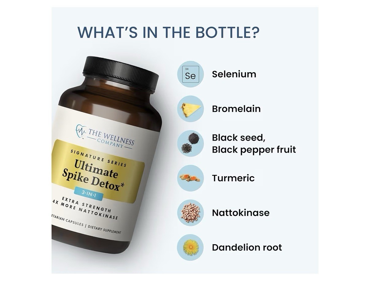 The Wellness Company Ultimate Spike Detox 3-in1 Extra Strength 120 Capsules