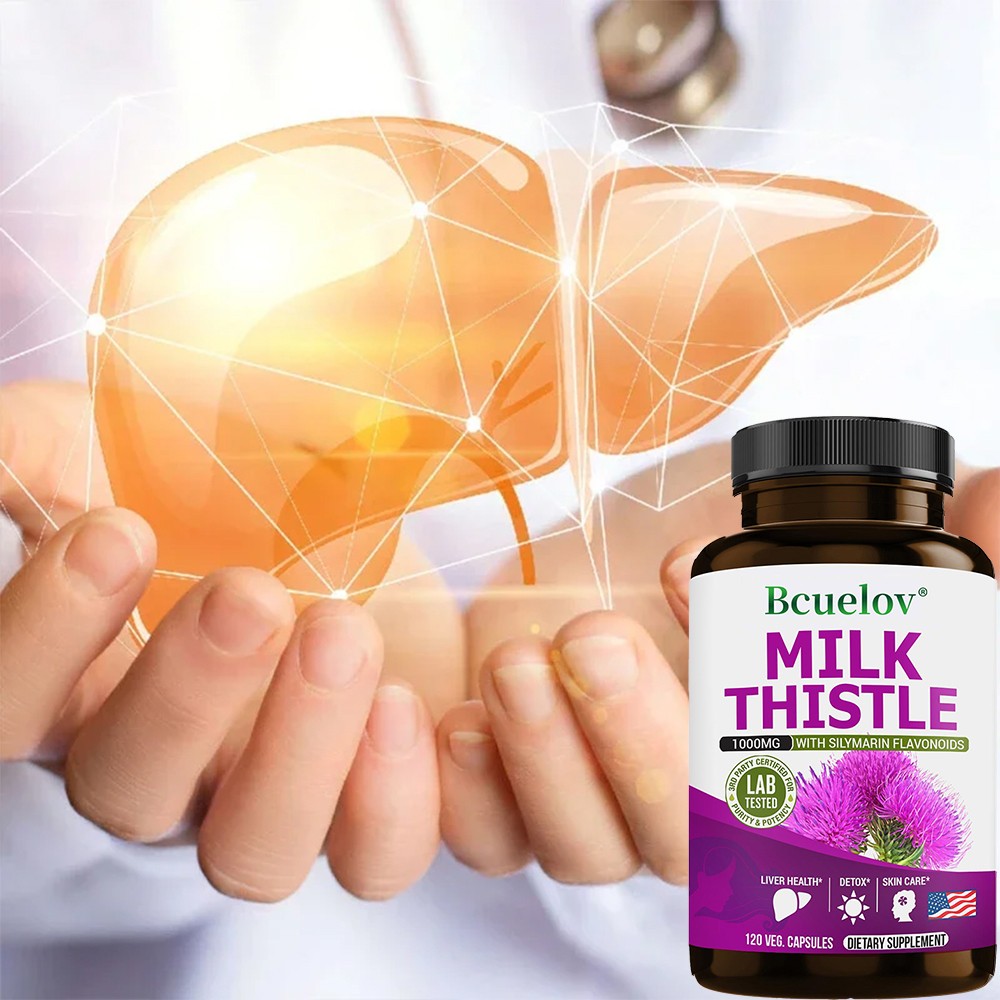 Milk Thistle Extract Support Liver Detoxification Repair Liver Cells Antioxidant