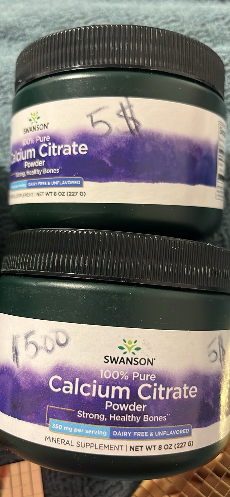 Swanson Acacia Fiber, Calcium Citrate & Vitamin C Powder, USDA Organic