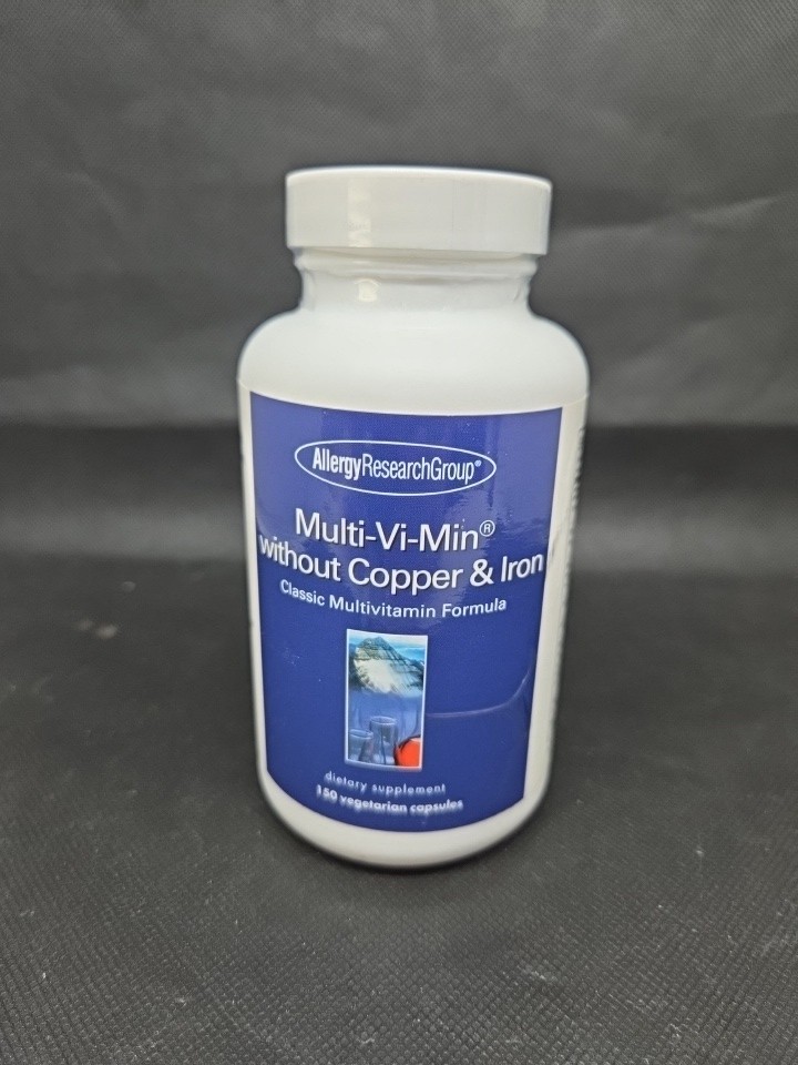 Allergy Research Group New Multi VitaMin without Copper & Iron 150 Veggie Capsul