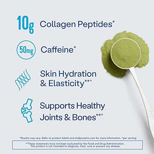 Matcha Collagen Peptides Powder Supplement 10.5oz