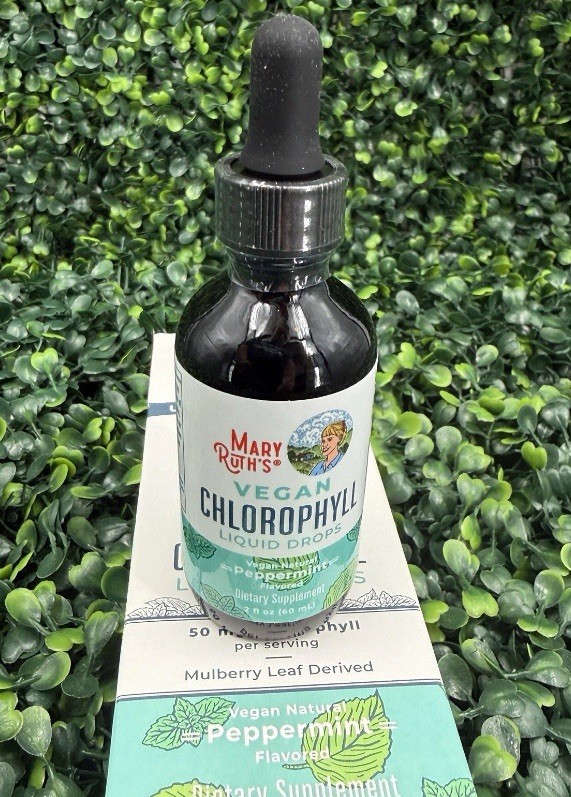 MaryRuth’s Vegan Chlorophyll Liquid Drops Peppermint 2 fl oz Sugar-Free