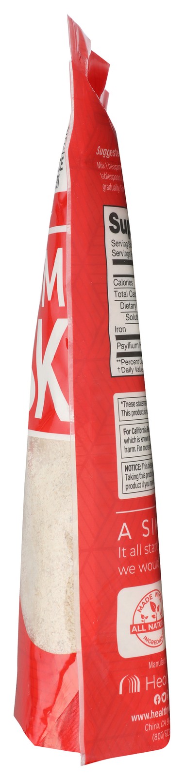 Psyllium Husk Dietary Fiber Supplement By Healthplus 24 Oz 1 Pack